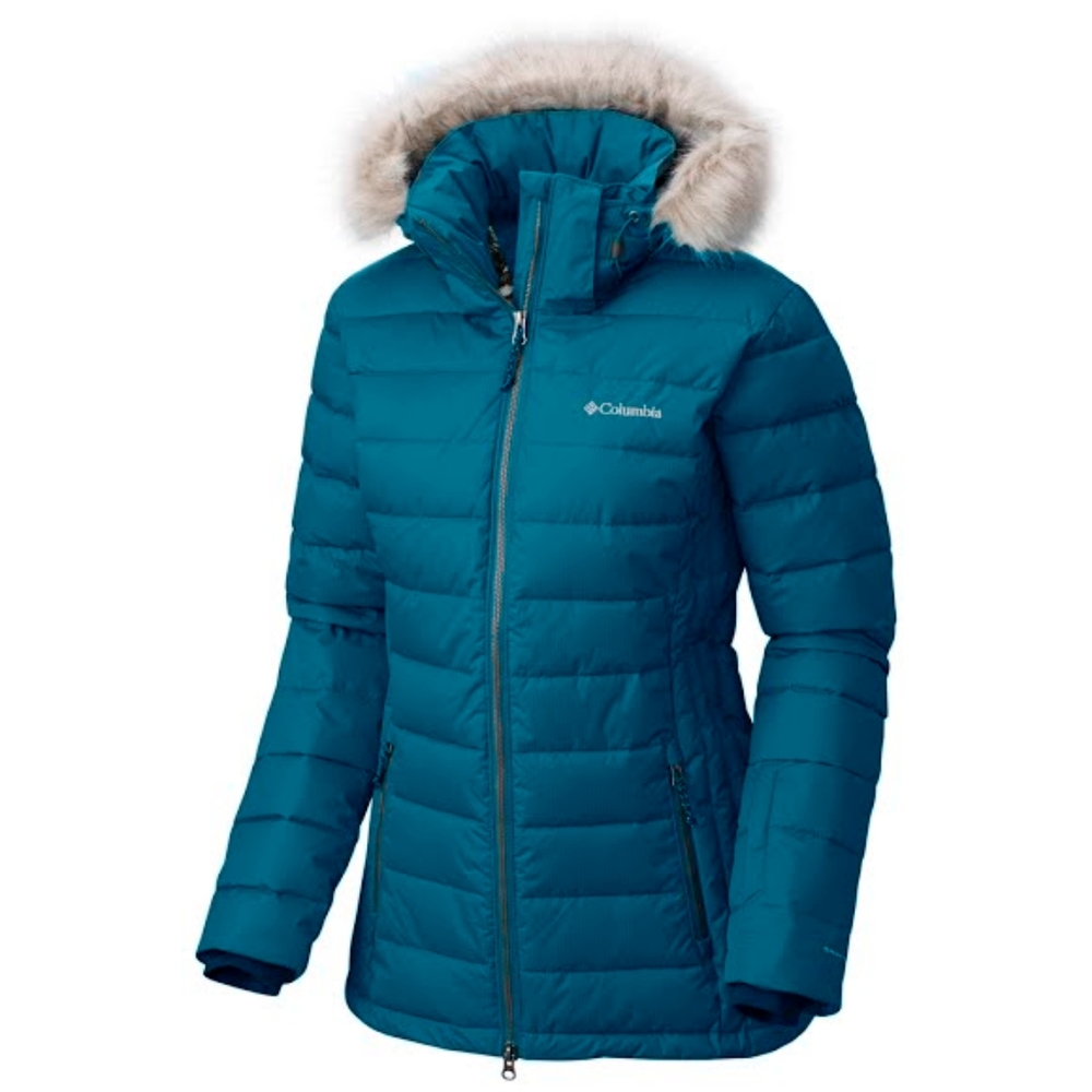 Columbia Ponderay Insulated Coat in Teal